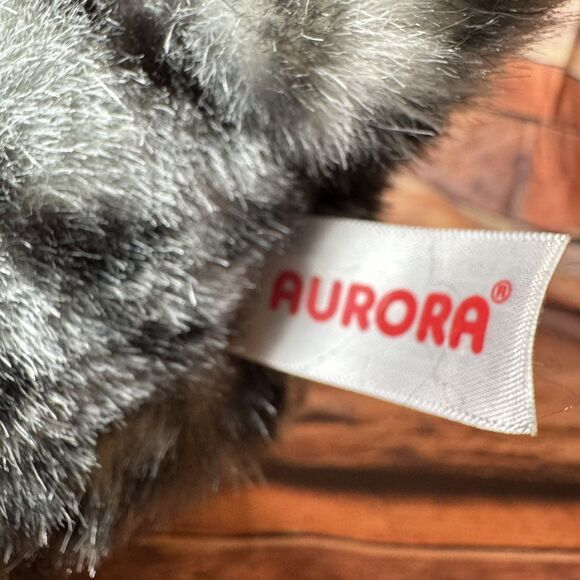 Aurora Snow Leopard Plush Stuffed Animal Toy Realistic Wild Cat Soft Cuddly Gift - Picture 8 of 10